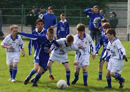 Action from the under 16 league clash between Aodh Ruadh and Bundoran.