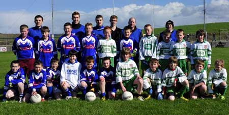 Action from the under 16 league clash between Aodh Ruadh and Bundoran.