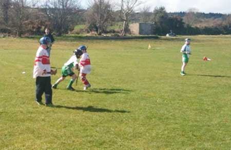 Action from the under 10 blitz at Setanta.