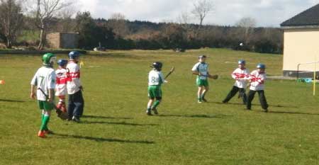 Action from the under 10 blitz at Setanta.