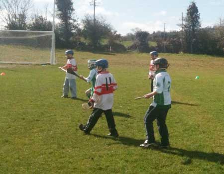 Action from the under 10 blitz at Setanta.