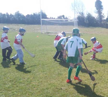 Action from the under 10 blitz at Setanta.