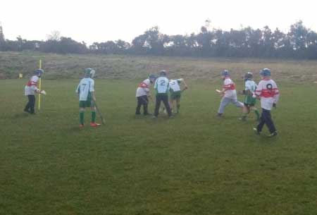 Action from the under 10 blitz at Setanta.