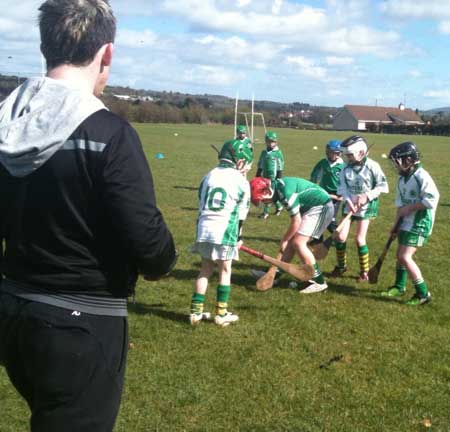 Action from the under 10 blitz at Setanta.