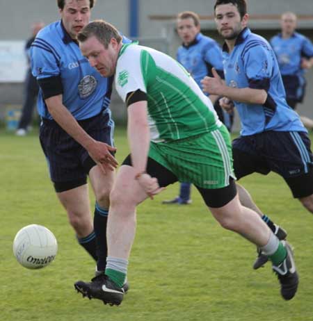 Action from the senior division three match against Milford.