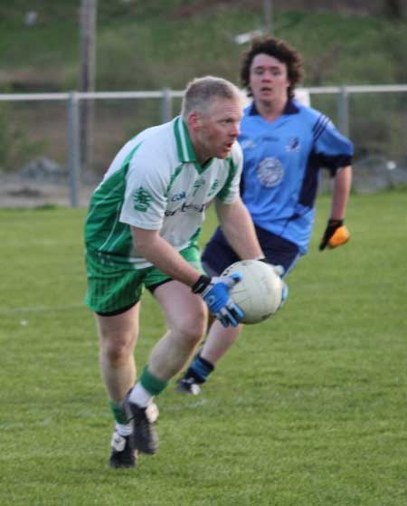 Action from the senior division three match against Milford.