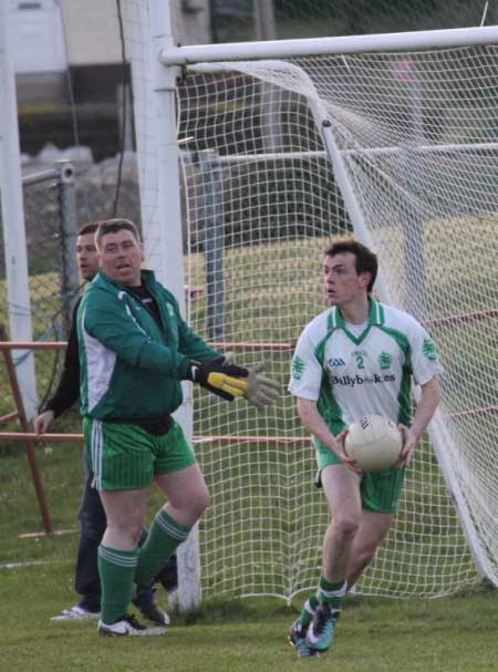 Action from the senior division three match against Milford.