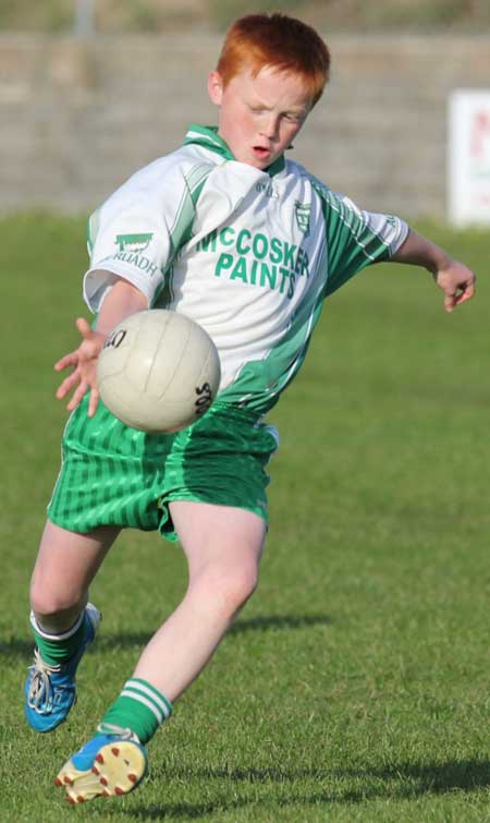 Action from the under 12 Go Games blitz between Aodh Ruadh and Dungloe.