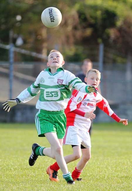 Action from the under 12 Go Games blitz between Aodh Ruadh and Dungloe.