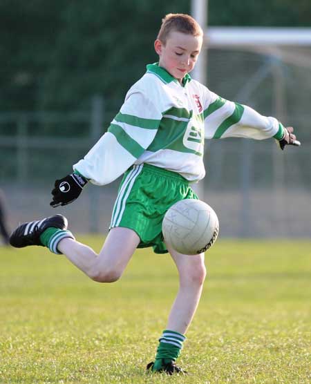 Action from the under 12 Go Games blitz between Aodh Ruadh and Dungloe.