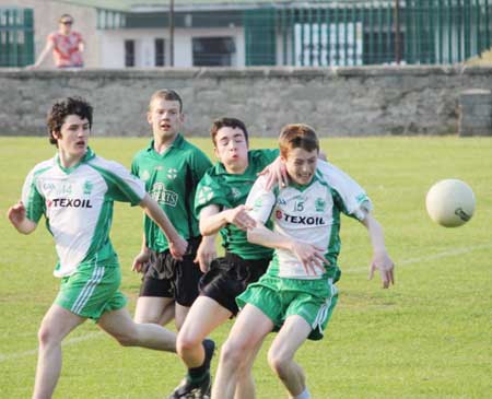 Action from the under 12 Go Games blitz between Aodh Ruadh and Dungloe.