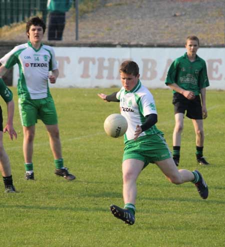 Action from the under 12 Go Games blitz between Aodh Ruadh and Dungloe.