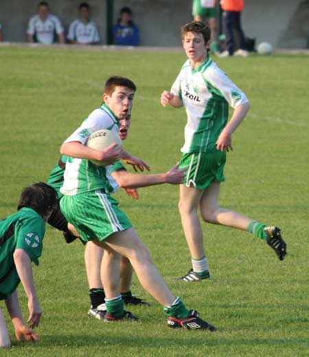 Action from the under 12 Go Games blitz between Aodh Ruadh and Dungloe.