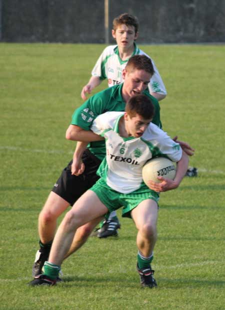 Action from the under 12 Go Games blitz between Aodh Ruadh and Dungloe.