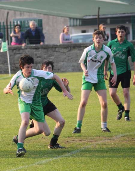 Action from the under 12 Go Games blitz between Aodh Ruadh and Dungloe.