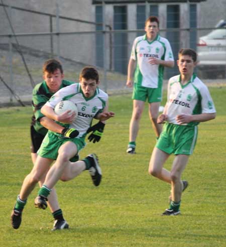 Action from the under 12 Go Games blitz between Aodh Ruadh and Dungloe.