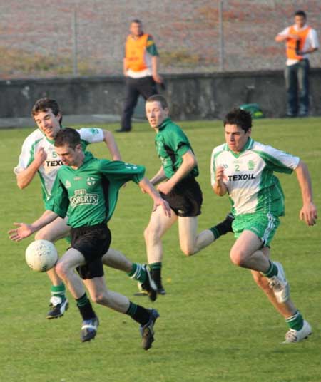 Action from the under 12 Go Games blitz between Aodh Ruadh and Dungloe.