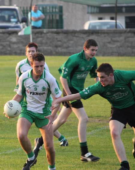 Action from the under 12 Go Games blitz between Aodh Ruadh and Dungloe.