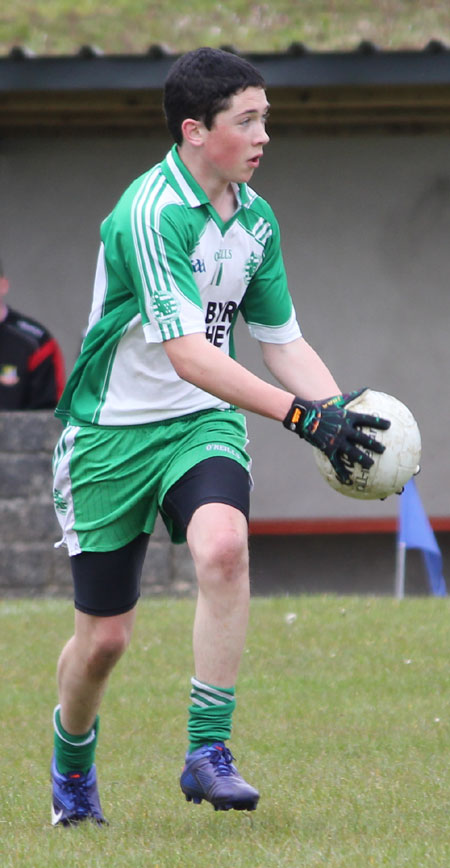 Action from the Southern Minor League final between Aodh Ruadh and Killybegs.