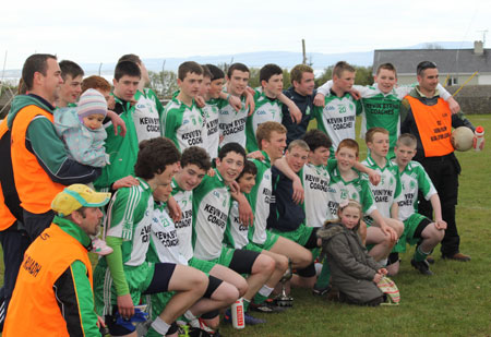 Action from the Southern Minor League final between Aodh Ruadh and Killybegs.