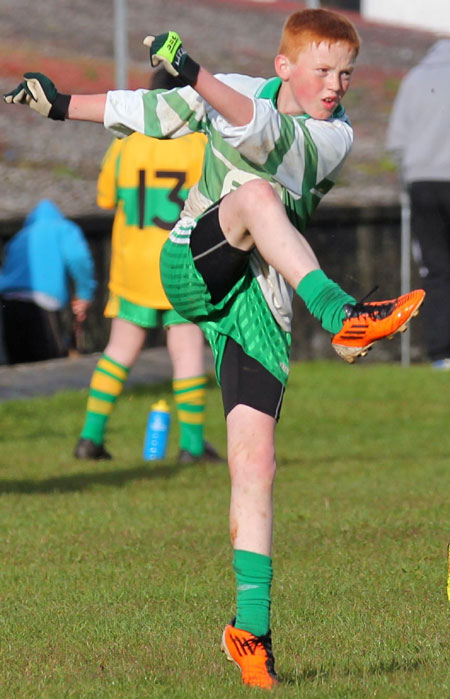 Action from the under 12 league game between Aodh Ruadh and Ardara.