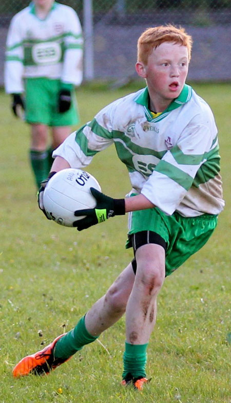 Action from the under 12 league game between Aodh Ruadh and Ardara.