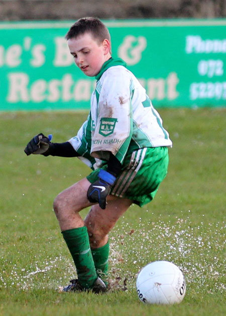 Action from the under 12 league game between Aodh Ruadh and Ardara.