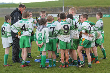 Action from the under 12 league game between Aodh Ruadh and Ardara.