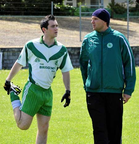 Action from the senior reserve division three match against Urris.