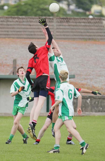 Action from the senior reserve division three match against Urris.