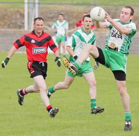 Action from the senior reserve division three match against Urris.