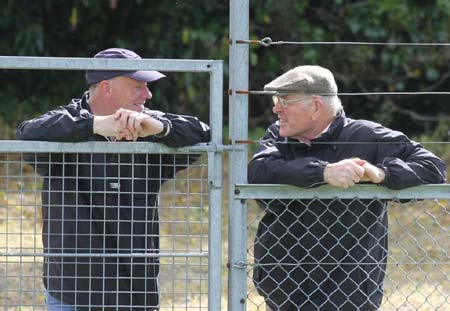 Action from the senior division three match against Milford.