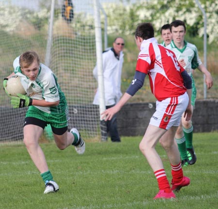 Action from the under 16 Southern Regional final between Aodh Ruadh and Dungloe.