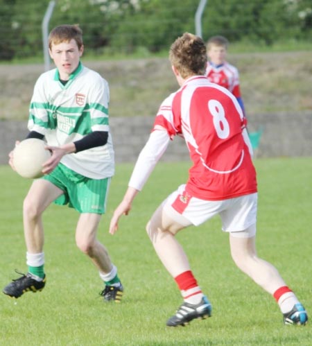 Action from the under 16 Southern Regional final between Aodh Ruadh and Dungloe.