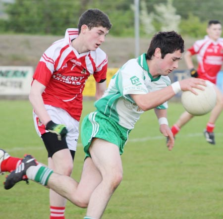 Action from the under 16 Southern Regional final between Aodh Ruadh and Dungloe.