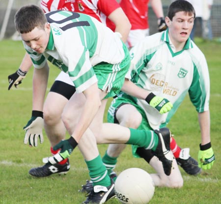 Action from the under 16 Southern Regional final between Aodh Ruadh and Dungloe.