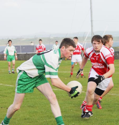 Action from the under 16 Southern Regional final between Aodh Ruadh and Dungloe.