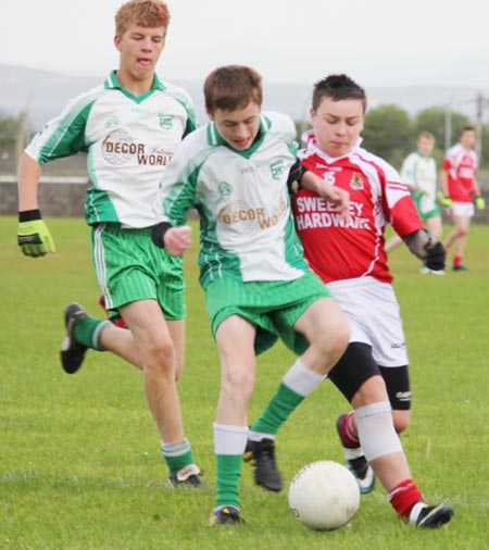 Action from the under 16 Southern Regional final between Aodh Ruadh and Dungloe.