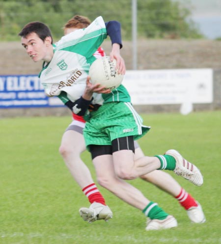 Action from the under 16 Southern Regional final between Aodh Ruadh and Dungloe.