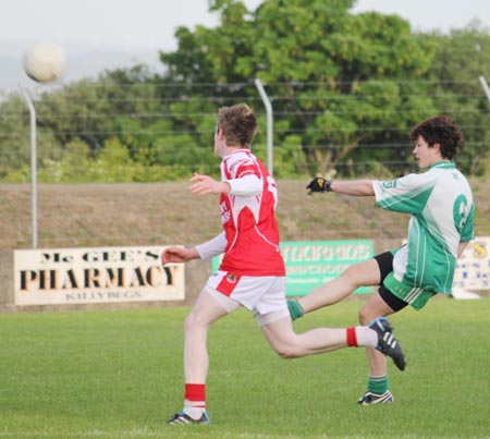 Action from the under 16 Southern Regional final between Aodh Ruadh and Dungloe.