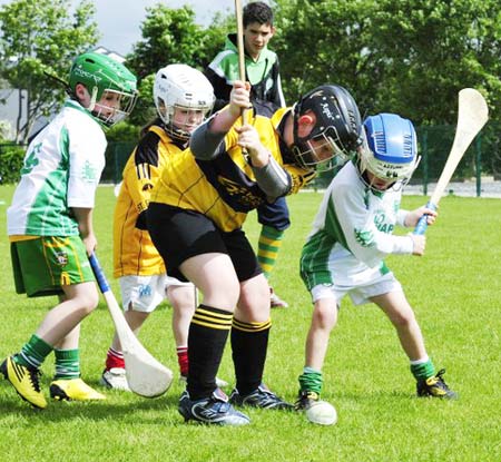 Action from the  under 8 blitz in Ballyshannon.