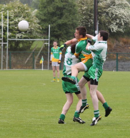 Action from the under 16 county semi final between Aodh Ruadh and Buncrana.