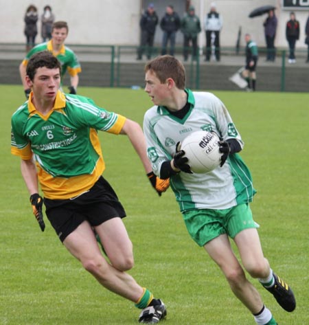 Action from the under 16 county semi final between Aodh Ruadh and Buncrana.