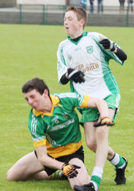 Action from the under 16 county semi final between Aodh Ruadh and Buncrana.