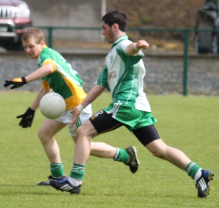 Action from the under 16 county semi final between Aodh Ruadh and Buncrana.