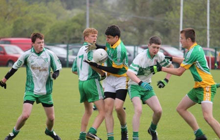 Action from the under 16 county semi final between Aodh Ruadh and Buncrana.