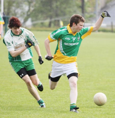 Action from the under 16 county semi final between Aodh Ruadh and Buncrana.