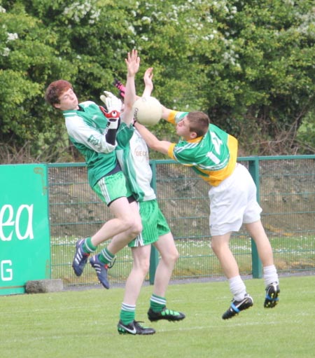 Action from the under 16 county semi final between Aodh Ruadh and Buncrana.