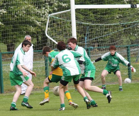 Action from the under 16 county semi final between Aodh Ruadh and Buncrana.