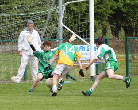 Action from the under 16 county semi final between Aodh Ruadh and Buncrana.